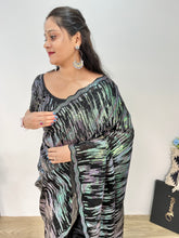 Jimmy Choo Sequence Worked Black Color Saree